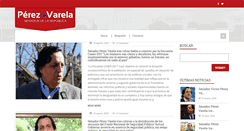 Desktop Screenshot of perezvarela.cl